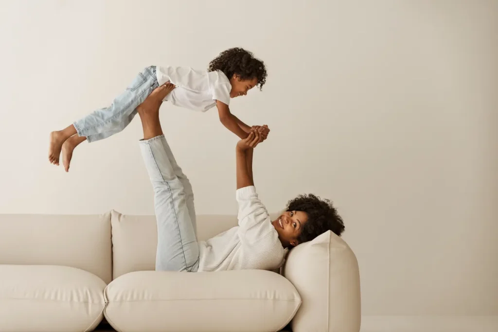 remote working parent and intentional parenting